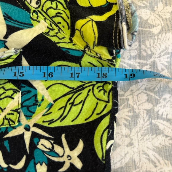 Kealopiko Hawaii Tropical Print Cropped Tee T-shirt size XS - Picture 9 of 11